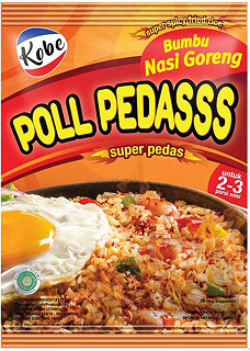 Kobe Bumbu Nasi Goreng Pedasss Poll 20gr 1